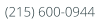 (215) 600-0944